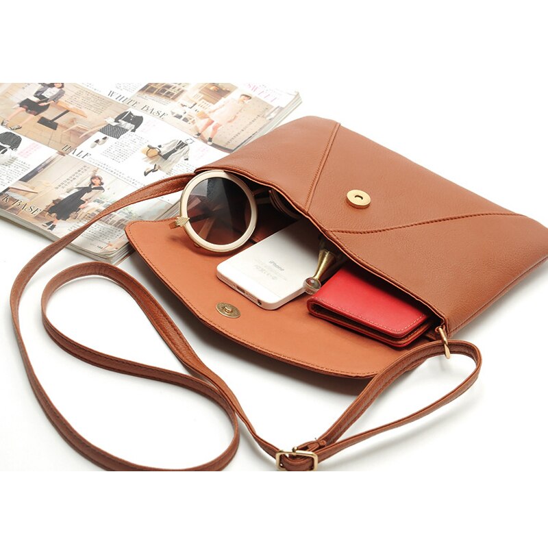 vintage casual leather handbags clutches ladies party purse women bag bolsos rossbody messenger shoulder school bags