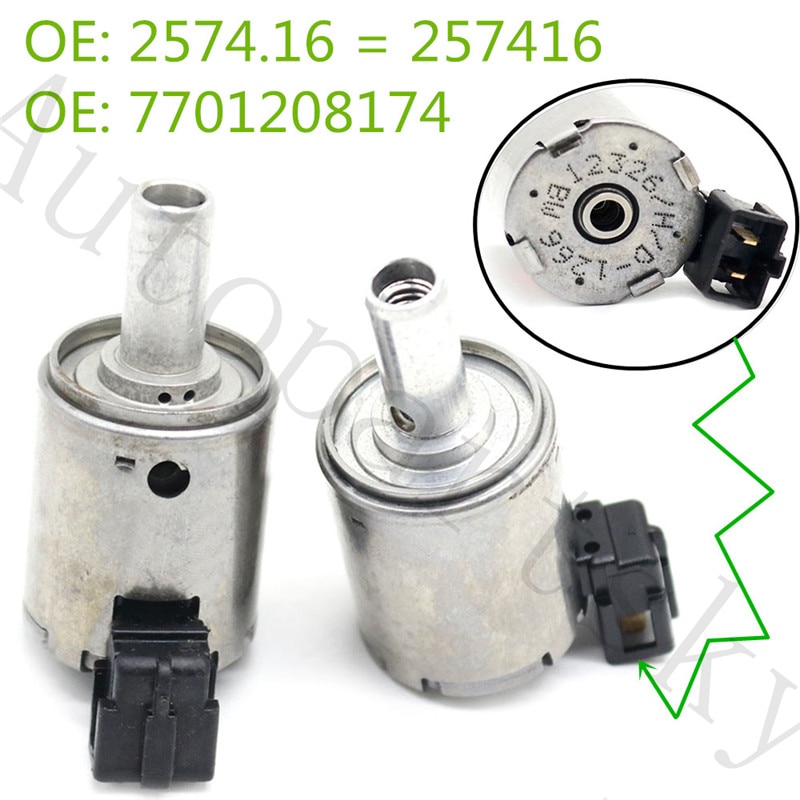 2PCS Teil #7701208174 0000257416 257416 2574,16 EPC Magnet Renault Getriebe Für Fiat Citroen Peugeot AL4/DP0-remanufactured
