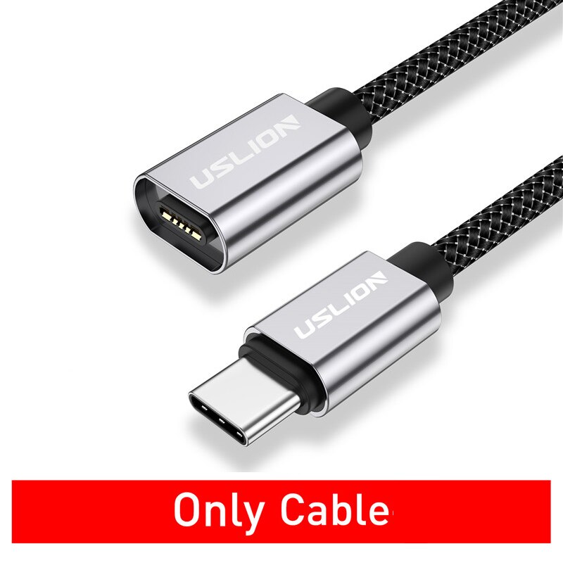 Cabo usb magnético uslion 5a tipo c, fio de carregamento super rápido para macbook 100w pd USB-C tipo c-c fio para xiaomi samsung note: Only Cable