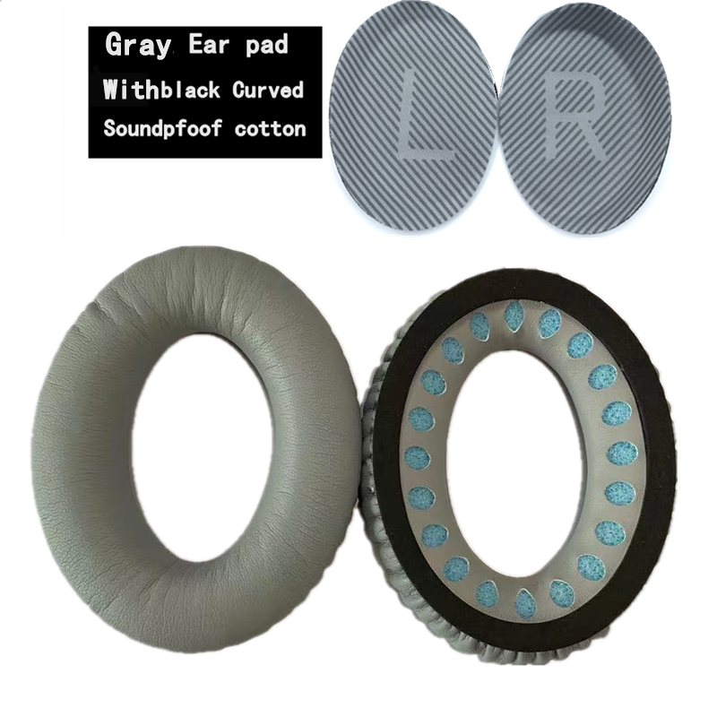 Coussinets d'oreille de remplacement pour BOSE QC35 pour QuietComfort 35 et 35 II, coussinets d'oreille en mousse à mémoire de forme, housse d'oreille de