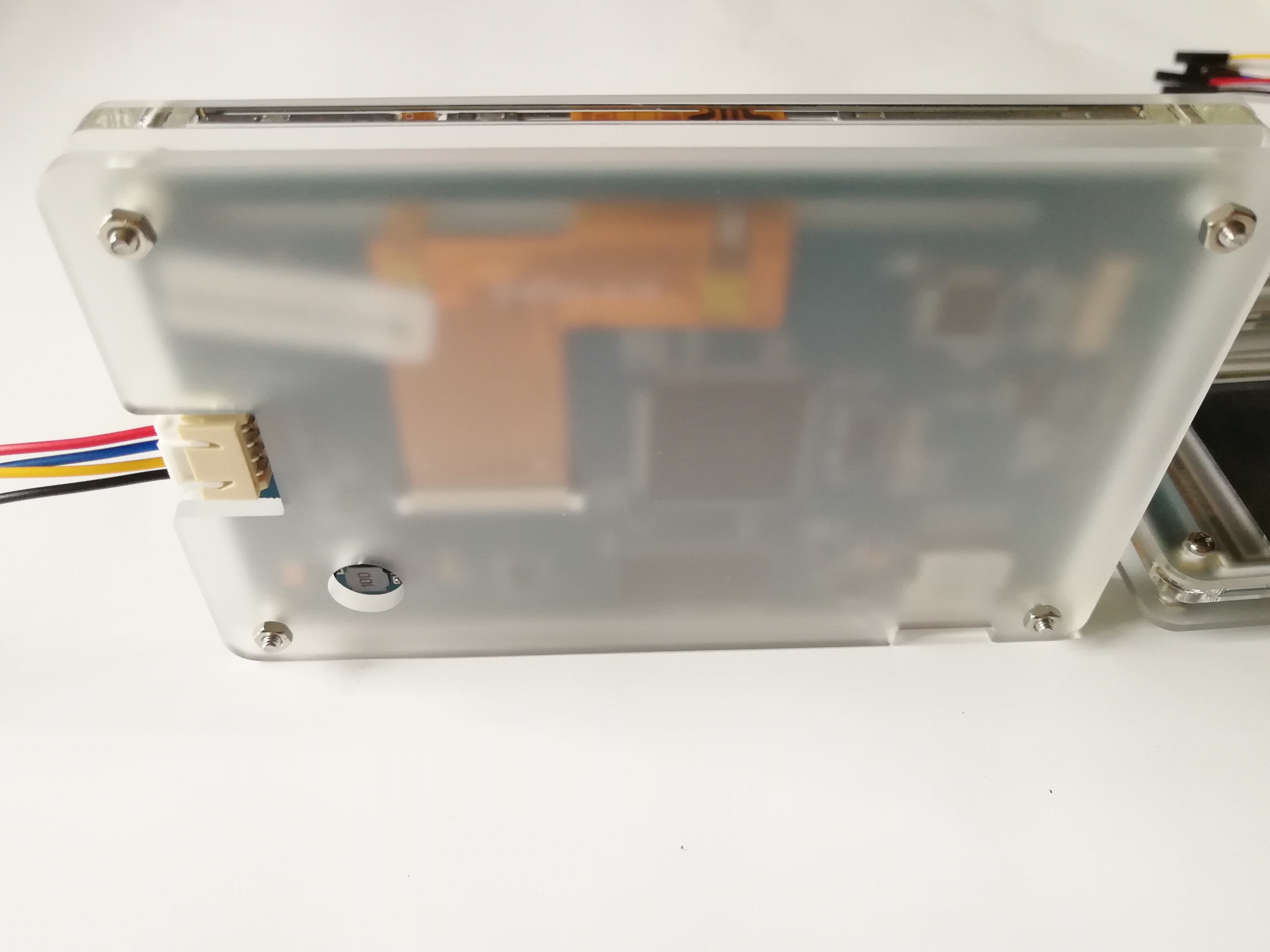 Écran LCD MMDVM (boîtier en acrylique "S" + écran Nextion 4.3/3.2/2.4 ''+ adaptateur USB vers TTL)