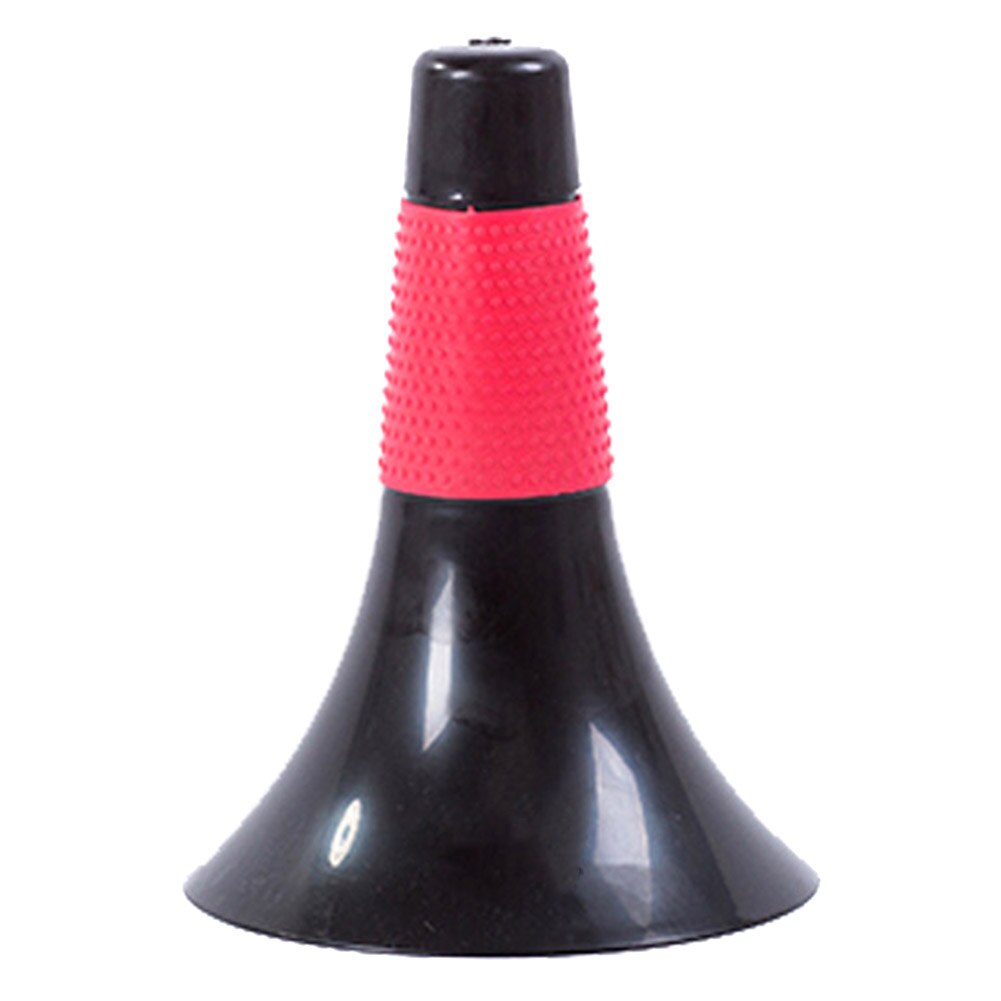 Thicken Obstacle Sign Sport Cones Football Training Cones Marker Horn BHD2: black body red