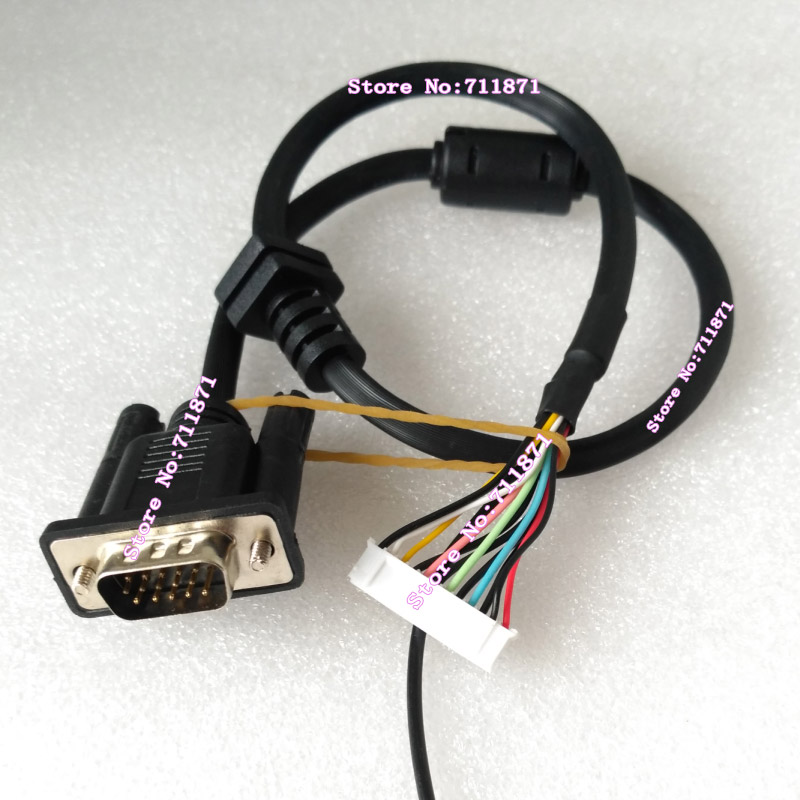 50cm 12P to 15Pin VGA D-Sub Cable Line Assembly LCD monitor TV D-Sub VGA Line Cable 12Pin 15P All in one PC VGA cable D-Sub Line