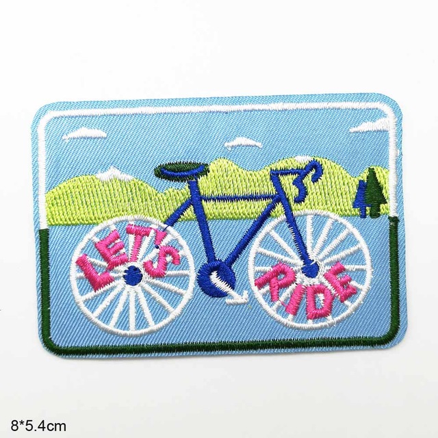 Outdoor Eerder In De Berg Sport Thema Geborduurd Ijzer Op Doek Kleding Patch Voor Kleding Jeans Rugzakken: B3-1