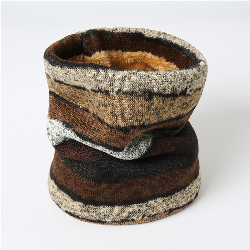 Winter Ring Scarf Neck Warm Infinity Knitted Scarves Retro Snood Circle Scarf Multifunction Headscarf Face Mask: 8