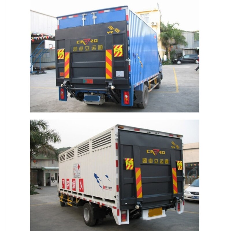 Car Auto Aluminum 55cm × 13cm Rear Warning Sign Sticker for Truck and Van Auto Exterior Accessories