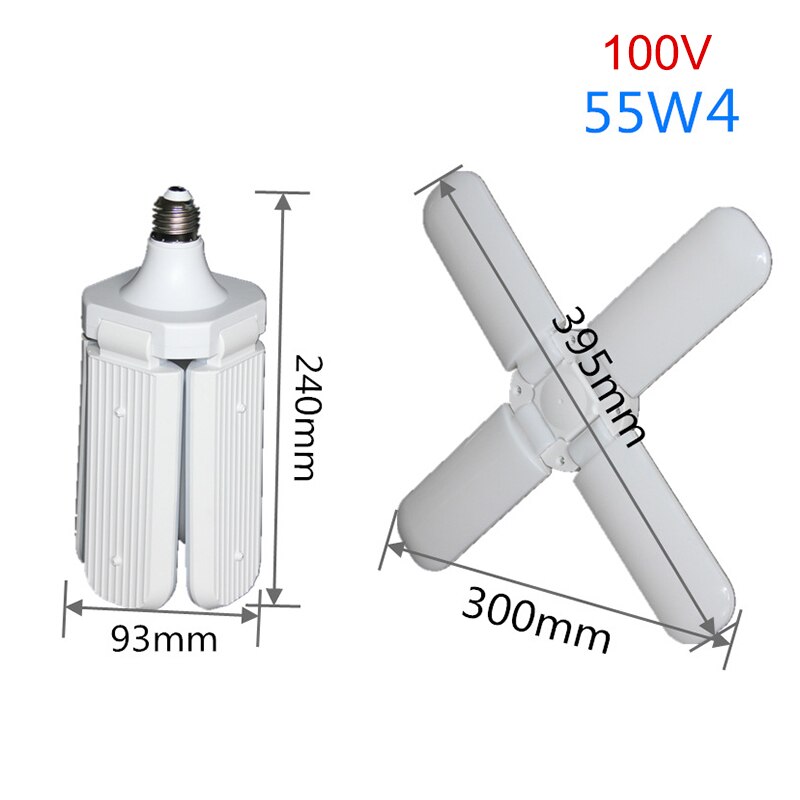 Vervormbare led garage lampen plafond armatuur thuis winkel werkplaats lamp ali 88: J