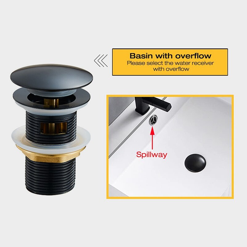 Kliknij Clack kosz na odpady szczelinowe, umywalka umywalka odpady nowoczesne kliknij Clack sprężynowa wtyczka szczelinowa, umywalka robić łazienki odpady