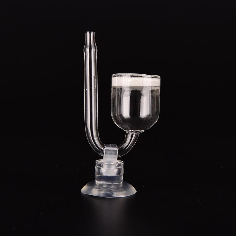 Functional Aquarium Co2 Diffuser Kit Check Valve U Shape Glass Tube Suction Cup For Carbon Dioxide Generator 4mm Inside Dia Tube