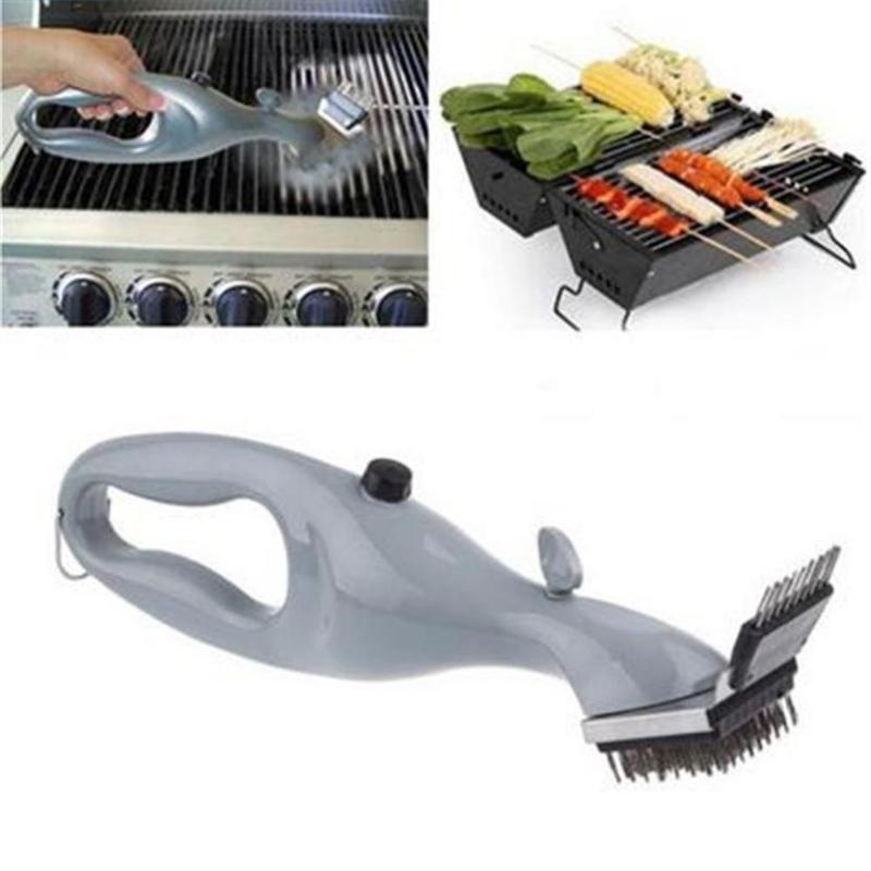 Stainless Steel BBQ Clean Brushes Outdoor Grill Cleaner with Steam water BBQ Accessories Cooking Washing Brush BBQ Tools