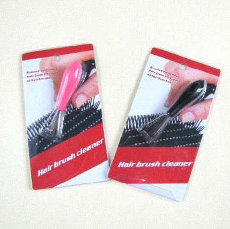 5 pz/lotto Pratico Manico Pettine Spazzola di Capelli Pulitore di Rimozione Incorporato Rullo Rompicapo Tergicristallo Strumento