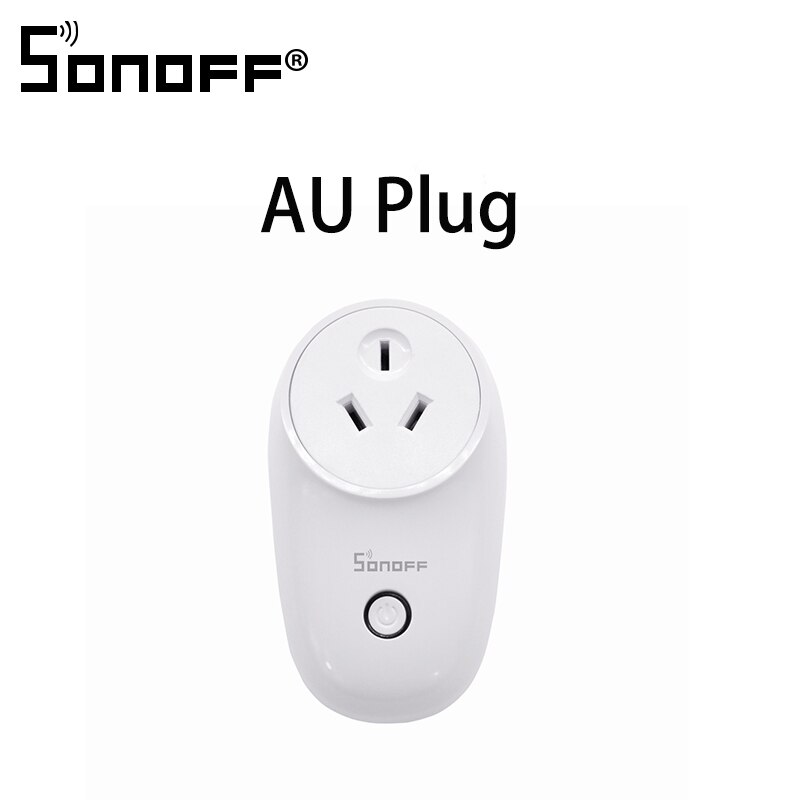 Sonoff S26 Grundlegende WiFi Clever Sockel AU/CN/EU/UK/UNS Drahtlose Stecker Clever Heimat Schalter steckdosen Arbeit Mit Alexa Google Assistent: AU
