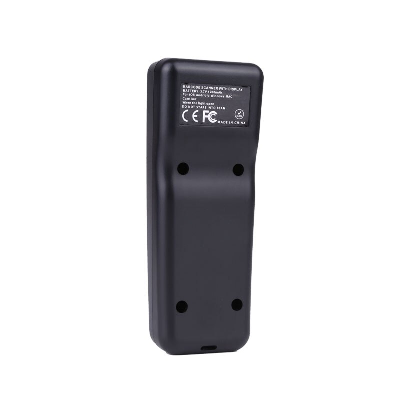 Portatile 1D CCD bluetooth scanner di codici a sbarra con la memoria lettore di codici a sbarra con la modalità di memorizzazione di codici a sbarra senza fili scanner con Schermo