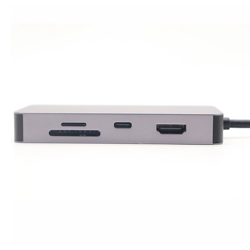 Typ-C Hub Multifunktionale 8-in-1 Docking Bahnhof USB Hub zu HDMI Kartenleser Adapter Hub für PC Laptop