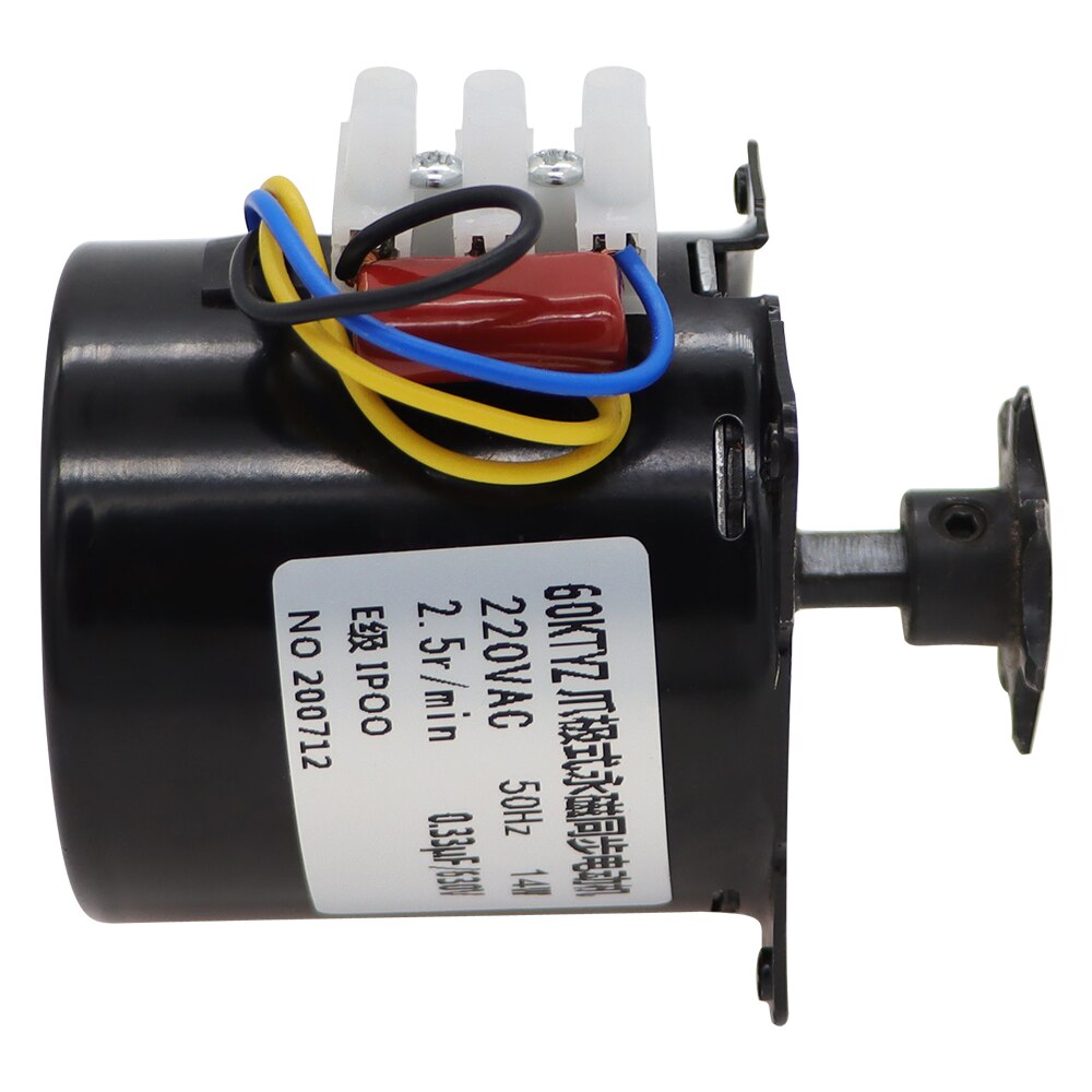 60KTYZ Micro Gear Motor 220V AC 14W 50Hz Permanent Magnet Synchronous Gear Motor Low Speed speed reducer motors 40% off