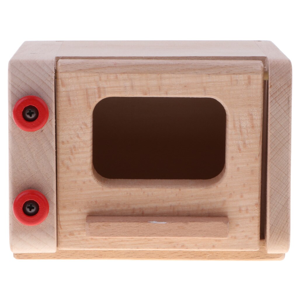 Houten Keuken Magnetron Speelhuis Thuis Keukengerei Pretend Play Koken Developmental Speelgoed Jongens Meisjes