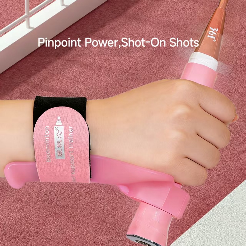 Badminton polssteun trainer, badminton trainingsapparaat, wrap-around polstrainer, professionele beschermende uitrusting
