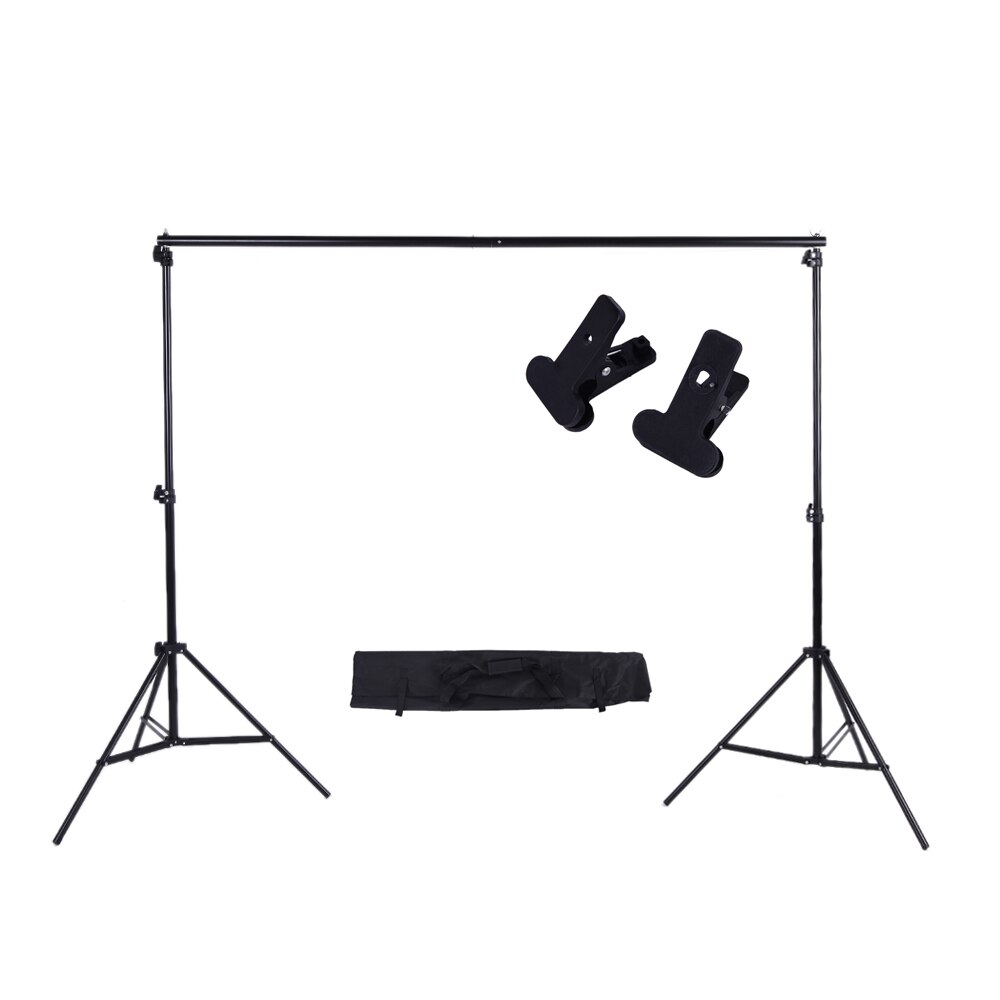 Achtergrond Stand 2*3M/6.6 * 9.8ft Verstelbare Fotografie Ondersteuning Stand Foto Achtergrond Lat Kit Studio Licht stand