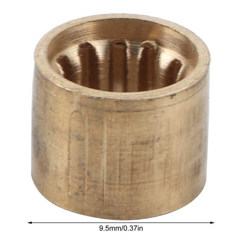 Puntas de latón para taco de billar, accesorios y herramientas de reparación, 10 Uds.: 9.5mm