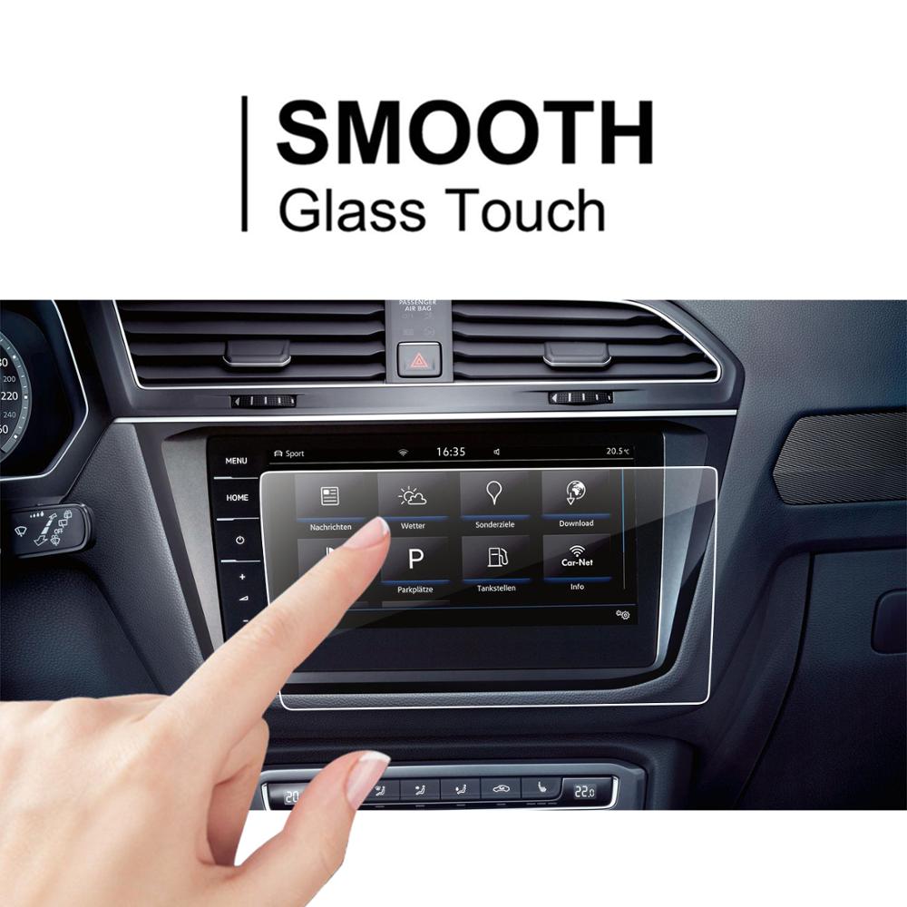 RUIYA Car Sreen Protector For Tiguan/Tiguan II GTE Allspace Discover Pro 9.2 Inch Navigation Touch Center Display Screen