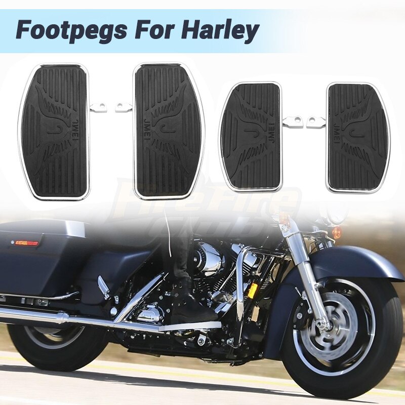Motorsykkel gulvbrett rytter fotbrett fotpinner pedal fotstøtte for harley touring electra glide road king street glide 1996