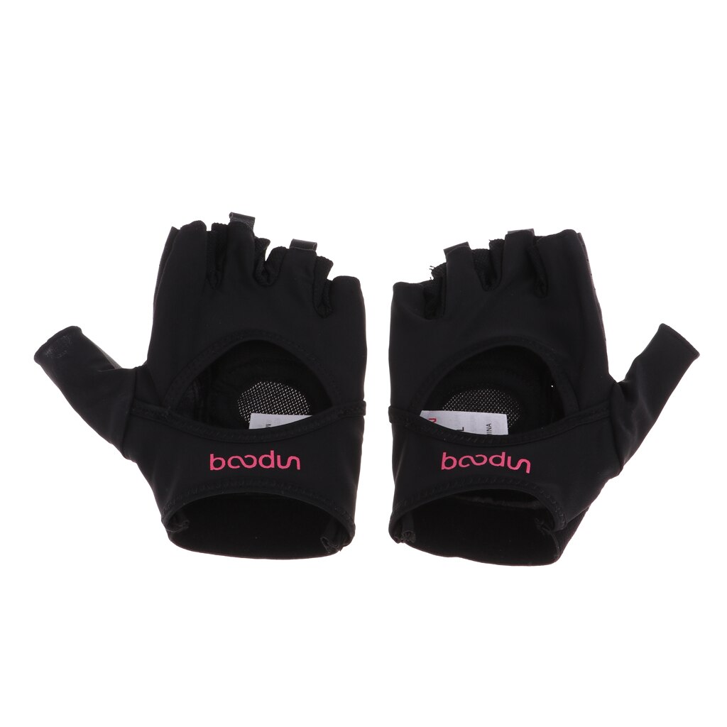 Half Vinger Gym Handschoenen Premium Yoga Handschoenen Gewichtheffen Gym Training Wanten Voor Vrouwen Meisjes Mannen-2 Maten Roze &amp; Zwart