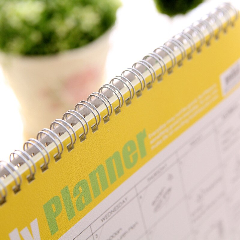 Notebook kawaii Daily Weekly Monthly Yearly Calend... – Grandado