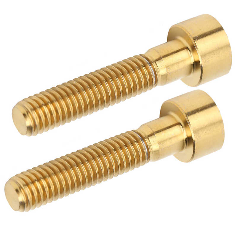 2 stuks  m6 x 30 stuurpenbouten, bevestigingsbouten voor de bovenste dop van de headset van een mountainbike, schroeven voor de stuurverhoger van een fiets.