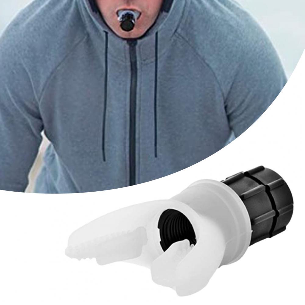 1pc Portable Lung Trainer Adjustable Silicone Mini Breathing Exerciser for Fitness Lung Trainer