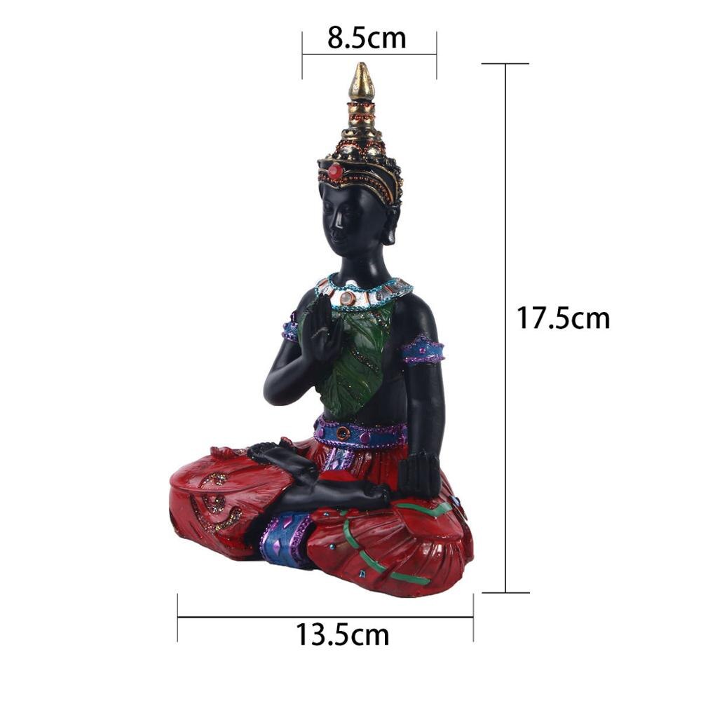 Südostasien Harz Buddha Statue Hindu Buddhismus dekoration emple Yoga Buddha Figur Meditation Indien Religiöse Wohnkultur: H