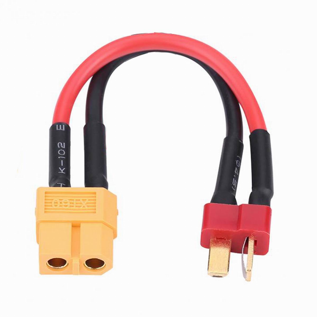 XT60 Female To Deans T Male Adapter – For RC Car, Plane, Drone LiPo Batteries