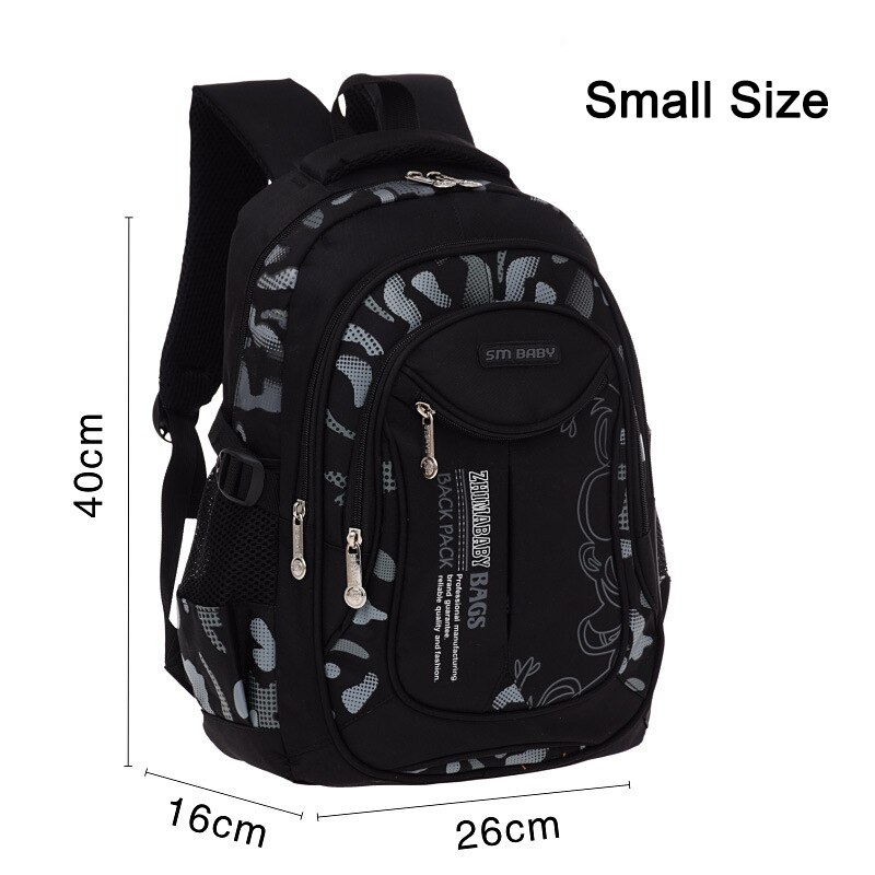 Men's Backpack Schoolbag Waterproof Backpack Students School Bags for Boys and Girls Shoulder Ultralight Casual Travel Backpack: Gray Small
