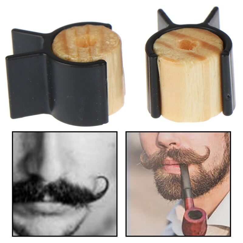 Holz Kieselsäure Gel Lenker Schnurrbart Ausbildung Räder Für Männer Salon Schnurrbart Styling Vorlage für Bart Gestaltung Trimmen Werkzeug