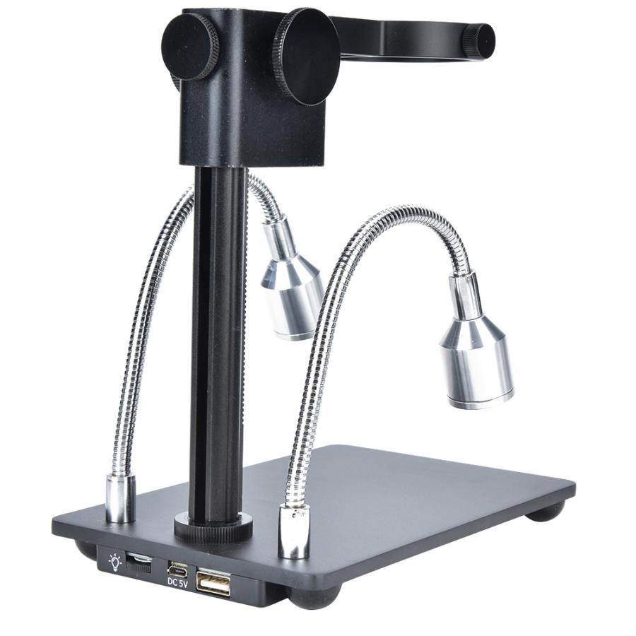 Aluminum Alloy Microscope Stand Bracket Support Fit for Digital Microscope with 50mm Diameter