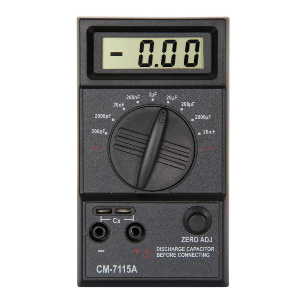 CM7115A Praktische Condensator Meter Digitale Multimeter LCD Display Meten met Dual-Slope integratie A/D converter systeem