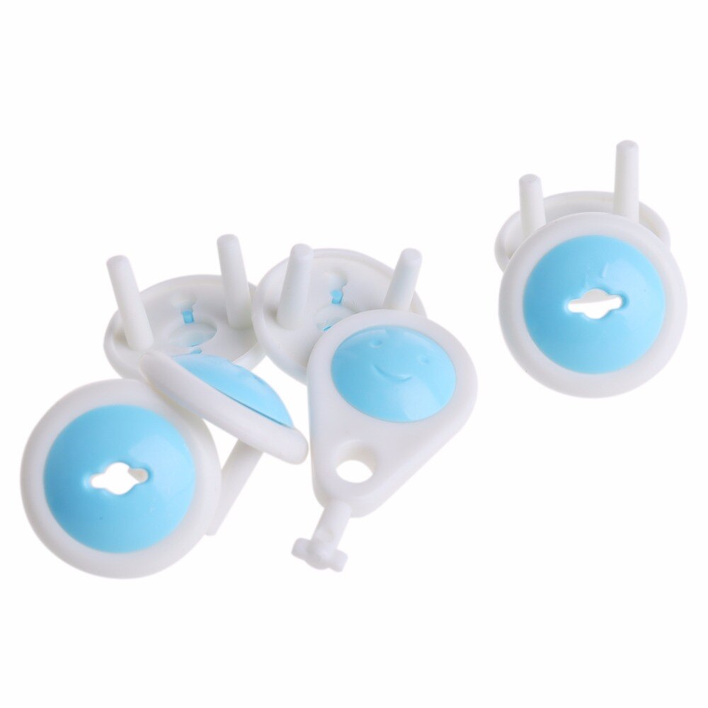 Dzieci Safet nowy 6 sztuk rosyjski ue europejski euro standardowy dziecko gniazdko elektryczne gniazdko wtyczki dwufazowy mechanizm blokady pokrywa dla dziecka