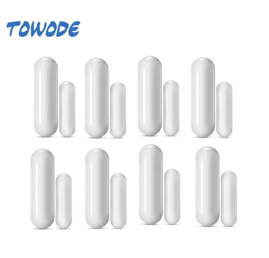 Towode 1/3/5/8 stuks 433 mhz tweerichtingsdeursluitherinnering draadloze deur- 3g raamsensordetector voor  k52 g18 g19 alarmsystemen: 8 stuks