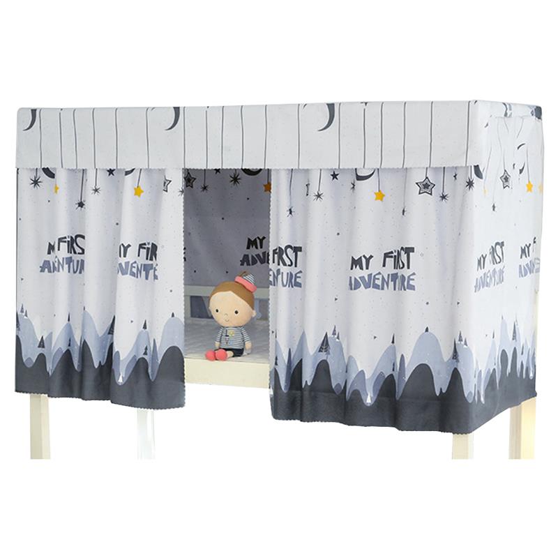 Ensemble de rideaux de lit superposé à impression créative, tissu occultant anti-poussière pour lit simple, fournitures Textiles pour la maison: 16