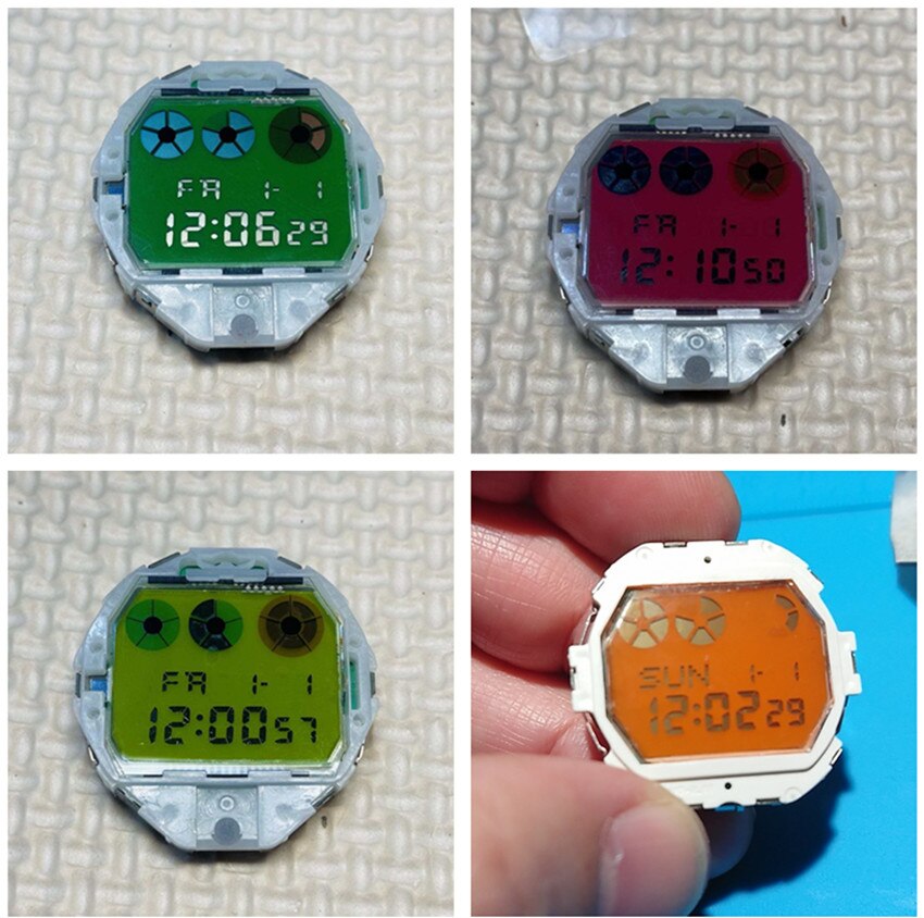 2pcs 20×20CM Color Polarization Linear Polarizing Film Sheets,Polarized Lens Polar Optical Filters With Adhesive for G-Shock LCD