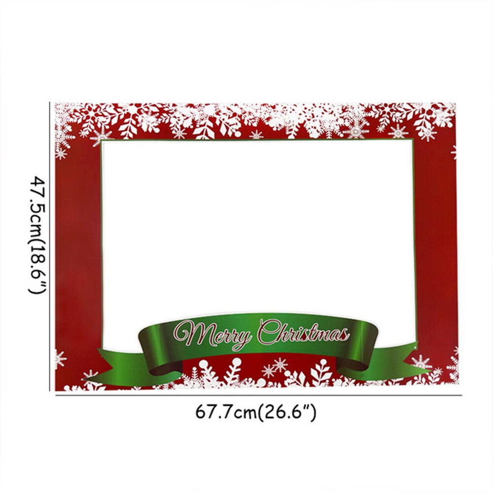 Papier Fotolijst Gelukkig Nieuwjaar Eve Party Decor Vrolijk Kerstfeest Decoraties Voor Home Achtergrond Xmas