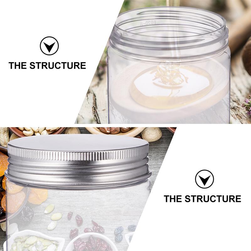 10Pcs Storage Can Sealed Storage Containers Nut Storage Jars