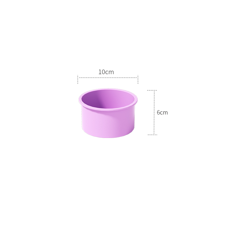 4 6 8 10 Zoll runde Silikon-Kuchenform, antihaftbeschichtet, auslaufsicher, rund, tiefe Käsekuchen-Schicht-Backformen, Kuchendosen für Geburtstags-Tier-Kuchen: Schokolade