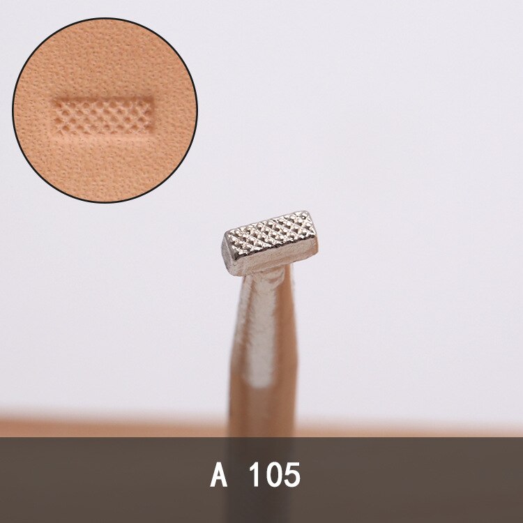 DIY Leather Craft Carving Art Leathercraft Leather Stamps Printing Tool,for Wallets Shoes Backpacks Belts Patterns Metal Tools: A105