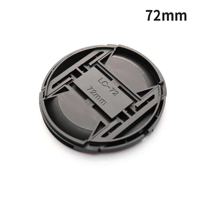 Hoge 40.5mm 49mm 52mm 55mm 58mm 62mm 67mm 72mm 77mm 82mm midden knijp klikdop cameralens: Donkergrijs