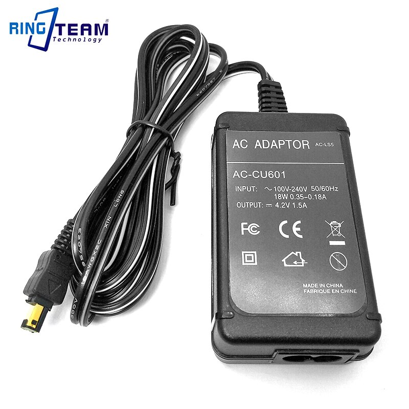 ACLS5 AC-LS5 Power AC adapter for Sony Cyber Shot Camera HX5 HX5V L1 L1LJ L1B L1R M2 N1 N2 P10 P100 P150 P200R P8 S750 S780 S950