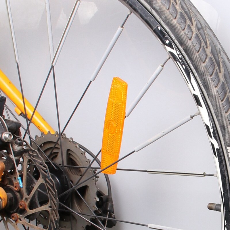 4pcs/set Bike Bicycle Spoke Reflector Safety Warning Light Safety Wheel Rim Reflective Lamp Mount Vintage Clips Tube Reflector