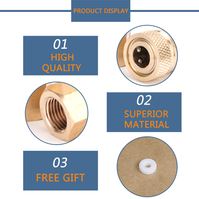 M10x1 Draad Vrouwelijke Quick Release Disconnect 8Mm Air Bijvullen Koppeling Sockets Koperen Fittingen Regelmatige Stijl 40mpa 2 Stks/set