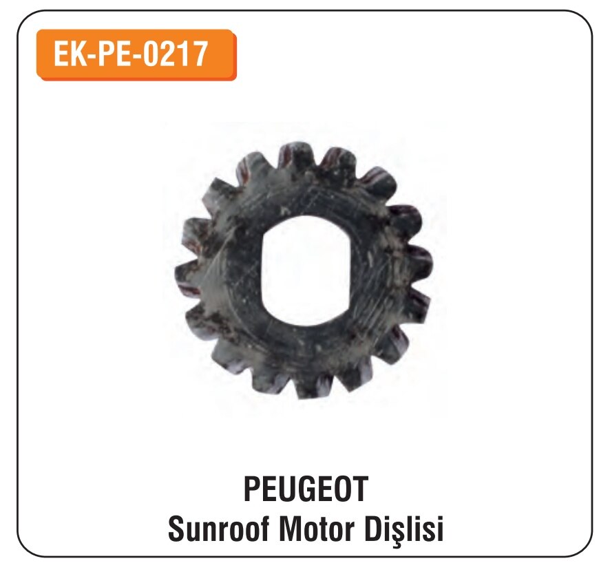 Voor Peugeot Voor Altech Zonnedak Motor Gear EK-PE-0217