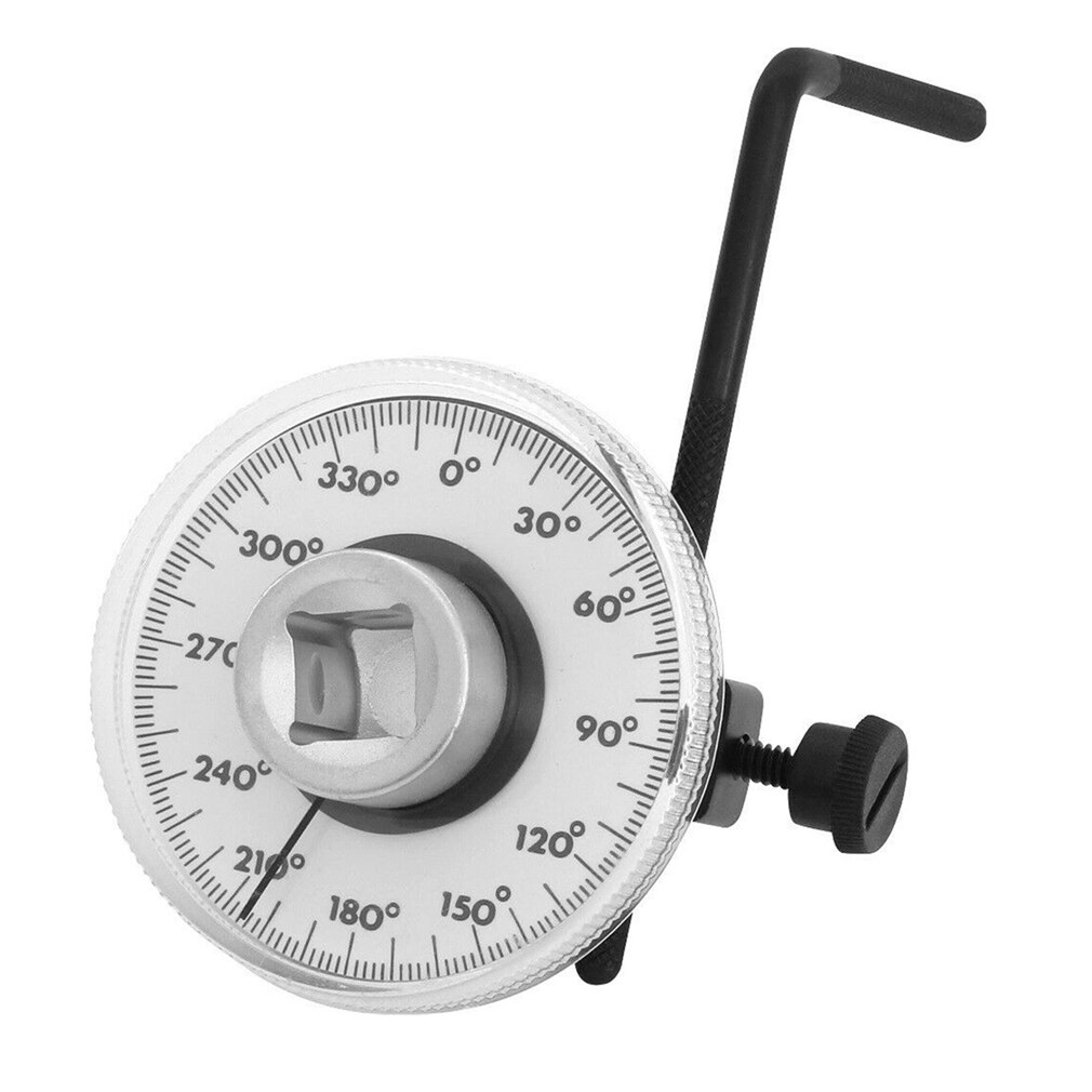 360° 1/2 Drive Torque Angle Gauge Meter Angle Rotation Measure Tool Wrench