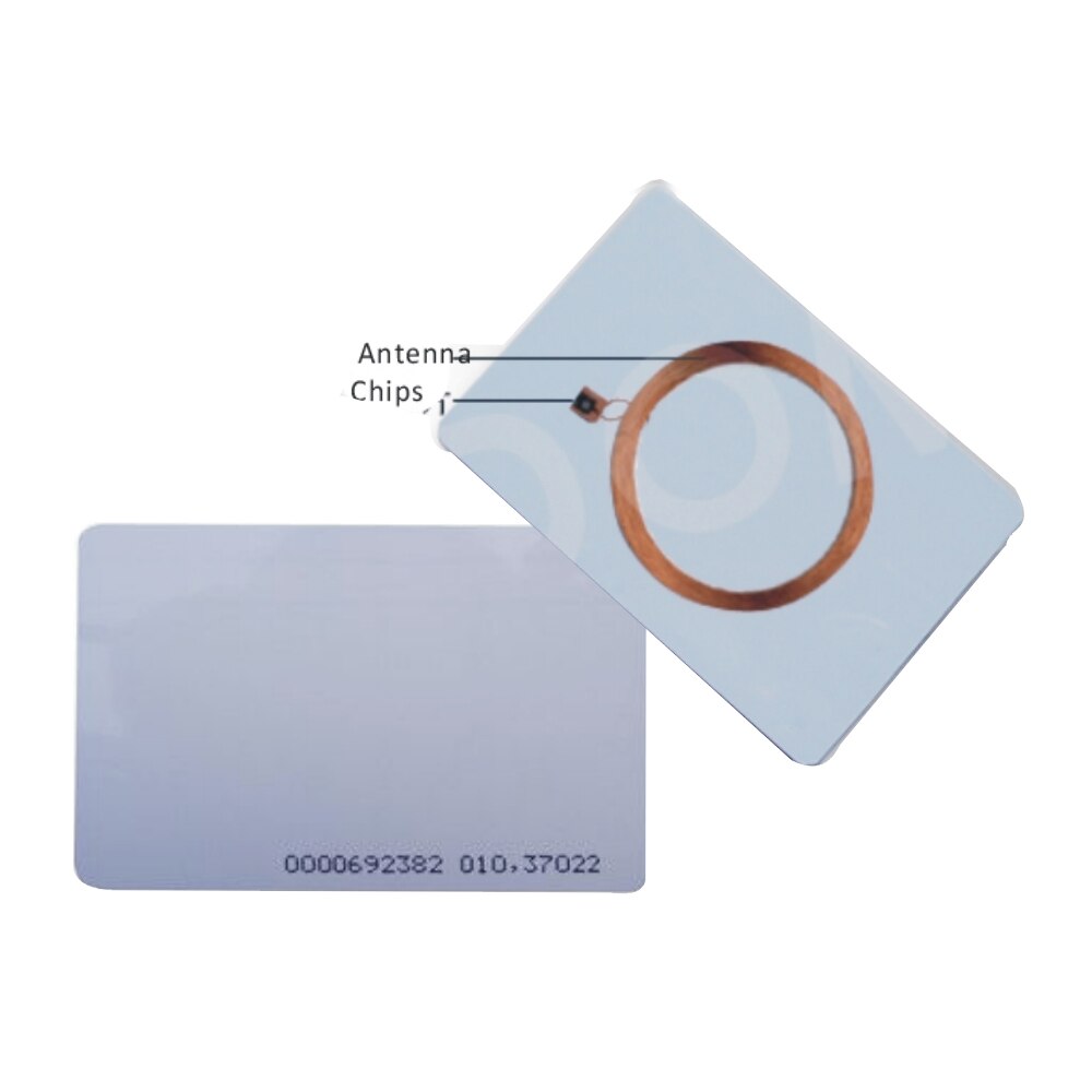 100 Stuks Id-kaart Dunne Id Access Control Card 125Khz TK4100 Witte Rfid Card Size 85.5X5 4Mm/10 Nummer Code